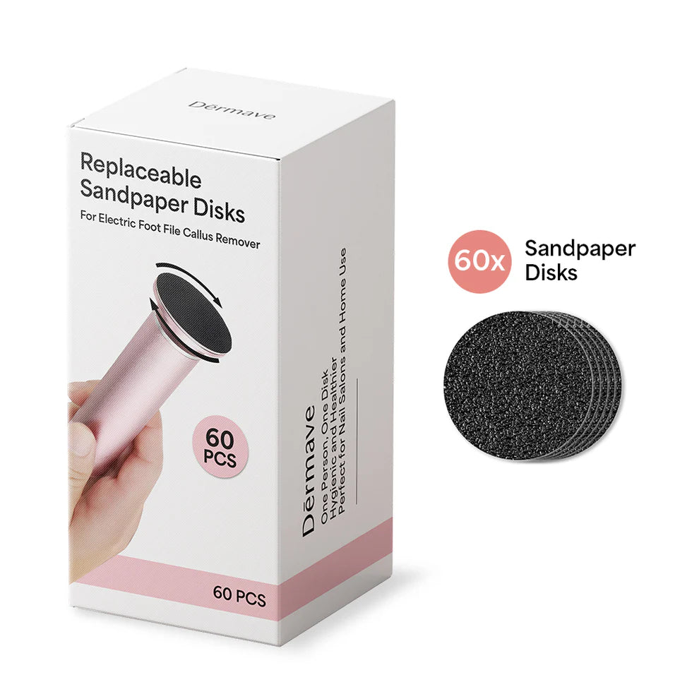 60-Pack Sandpaper Disks